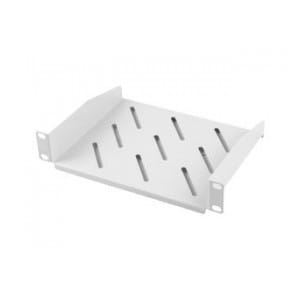 Półka do szaf 10" 310mm szara Lanberg (1U/254x180mm udźwig do 20kg, montaż 4-punktowy)