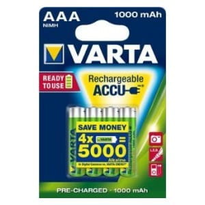 Akumulatorki VARTA Professional 1000mAh,AAA  HR03/AAA - 4szt