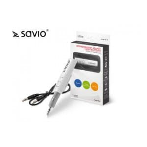 Adapter bezprzewodowy audio/bluetooth Savio TR-11/W, biały