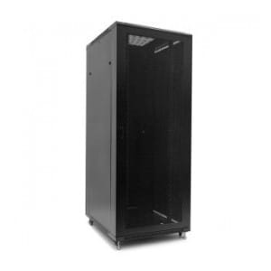 Szafa serwerowa RACK 19" Netrack 42U/800x1200mm, ZŁOŻONA, drzwi perforowane, czarna