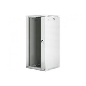 Szafa instalacyjna Rack wisząca 19" 27U 600x600 szara Lanberg (flat pack)