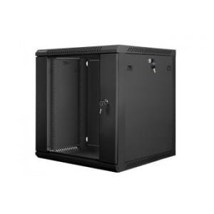 Szafa instalacyjna Rack wisząca 19" 12U 600x600 czarna Lanberg (flat pack)