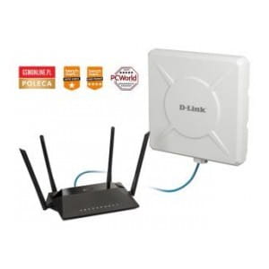 Zestaw LTE z anteną zewnętrzną D-Link DWP-812KT Wi-Fi AC1200 4xLAN 1xWAN