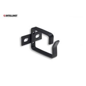 Organizer Kabli Intellient Rack 19" pojedynczy uchwyt, czarny