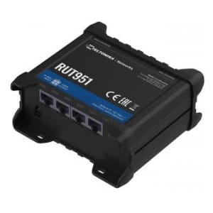 Router 4G LTE Teltonika RUT951, WiFi 802.11b/g/n, 2x SIM, 4x LAN/WAN 10/100 Mbps