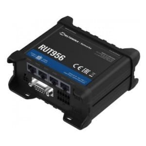 Router 4G LTE Teltonika RUT956, WiFi 802.11b/g/n, 2x SIM, 4x LAN/WAN 10/100 Mbps, GPS