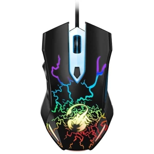 Mysz przewodowa, Genius GX Gaming, czarna, optyczna, 2000DPI