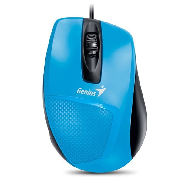 Genius Mysz DX-150X, 1000DPI, optyczna, 3kl., przewodowa USB, niebieska