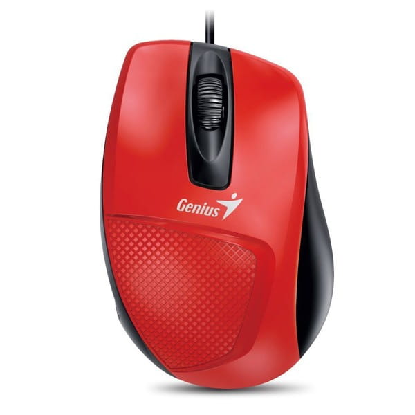 Genius Mysz DX-150X, 1000DPI, optyczna, 3kl., przewodowa USB, czerwona