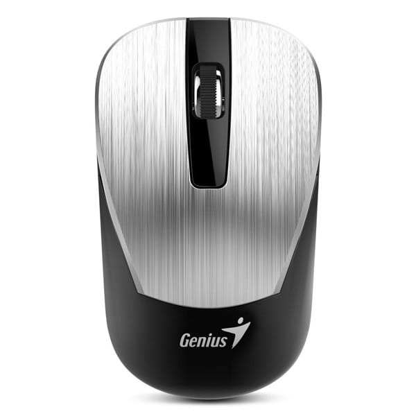 Genius Mysz NX-7015, 1600DPI, 2.4 [GHz], optyczna, 3kl., bezprzewodowa USB, srebrna, AA