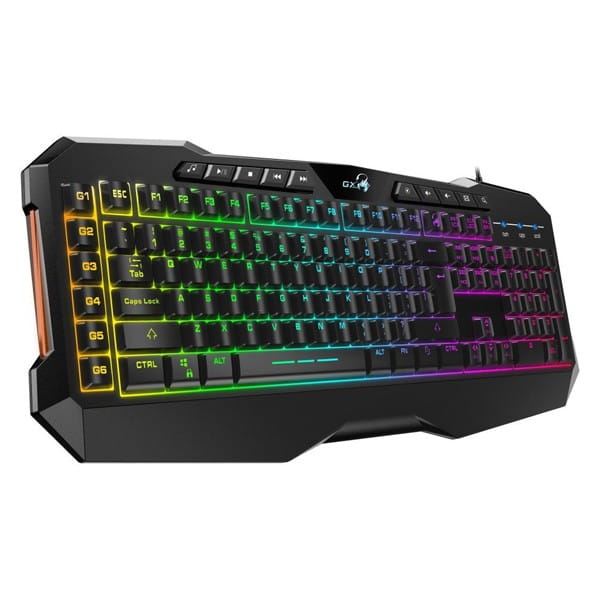 Genius GX GAMING Scorpion K11 Pro, klawiatura CZ/SK, do gry, programowalne klawisze rodzaj przewodowa (USB), czarna, nie, klawisze