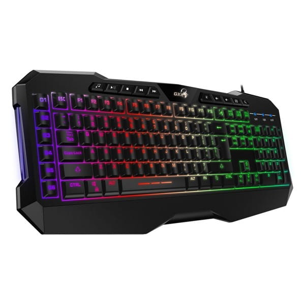 Genius GX GAMING Scorpion K11 Pro, klawiatura CZ/SK, do gry, programowalne klawisze rodzaj przewodowa (USB), czarna, nie, klawisze