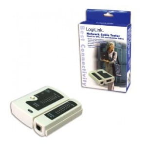 Tester kabli LogiLink WZ0010 złącza RJ11, RJ12, RJ45
