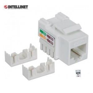 Moduł Keystone Intellinet RJ45 UTP Cat.5e, biały