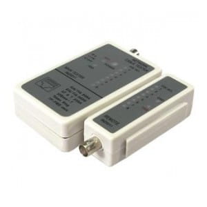 Tester kabli LogiLink WZ0011 do złącz RJ45 i BNC, z jednostką zdalną