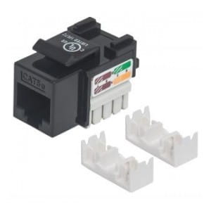 Moduł Keystone Intellinet RJ45 UTP Cat.5e, czarny