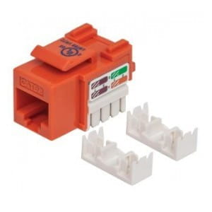 Moduł Keystone Intellinet RJ45 UTP Cat.5e, pomarańczowy