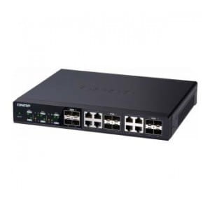 Switch niezarządzalny QNAP QSW-1208-8C  8x10GbE SFP+/RJ45 combo 4x10GbE SFP+
