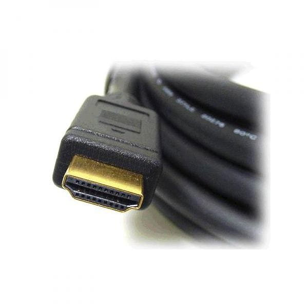 Kabel HDMI M- HDMI M, HDMI HIGH SPEED with ETHERNET, 1m, pozłacane końcówki, czarna