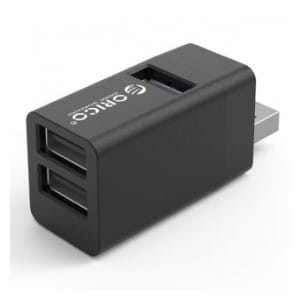 Hub USB Orico MINI-U32L-BK-BP 3 porty USB-A 3.0 + 2.0 aluminium