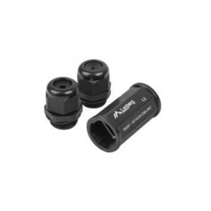 Adapter Lanberg złączka sieciowa RJ-45 - RJ-45 kat.6 ekranowany wodoodporny IP67