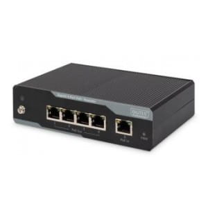 Przedłużacz/Extender PoE+ DIGITUS 4-portowy Gigabit 802.3at/af, 60W