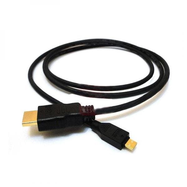 Kabel HDMI M- HDMI (micro) M, HDMI HIGH SPEED with ETHERNET, 1m, czarna