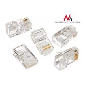 Wtyk RJ45 Maclean MCTV-663 8P8C 5e Linka Opakowanie 100szt