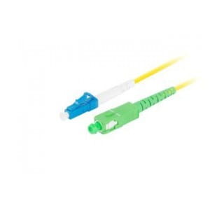 Patchcord światłowodowy Lanberg SM LC/UPC-SC/APC SIMPLEX 3.0mm LSZH G657A1 3m żółty