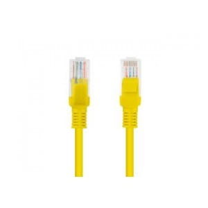 Patchcord Lanberg FTP kat.5e 0,25m żółty