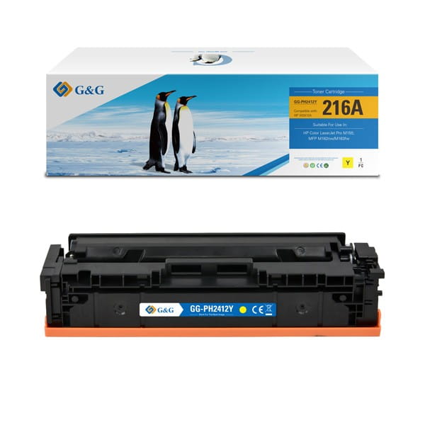 G&amp;G kompatybilny toner z W2412A, yellow, 850s, NT-PH2412Y, HP 216A, dla HP Color LaserJet Pro M182 , M183, N