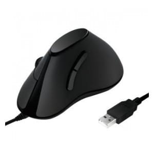 Mysz przewodowa LogiLink ID0158 ergonomiczna,1000 dpi czarna