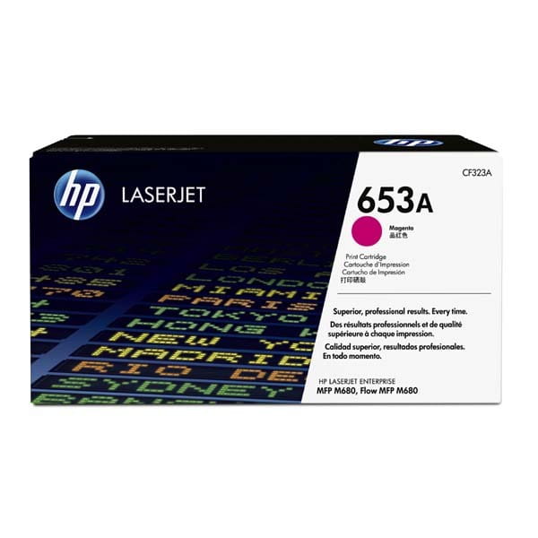 HP oryginalny toner CF323A, magenta, 16500s, HP 653A, HP Color LaserJet Enterprise Flow M680z, M680dn, M680, O