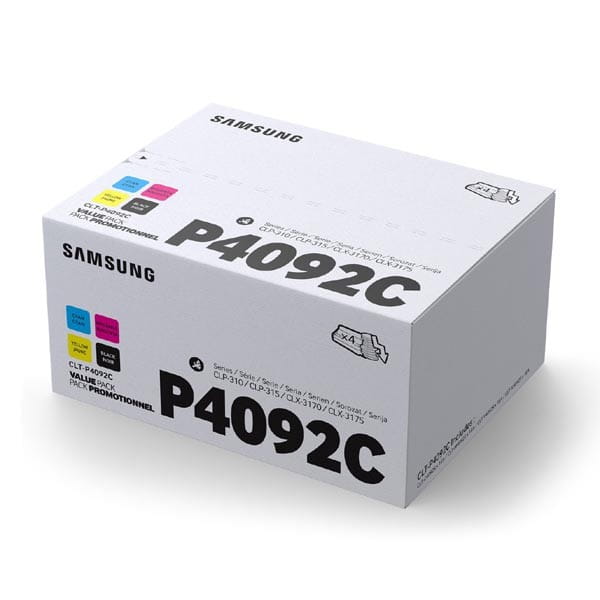 HP oryginalny toner SU392A, CLT-P4092C, CMYK, 1500, 3*1000s, P4092C, 4 pack, Samsung CLX-3170, CLX-3175, CLX-3176, CLX-4175, O