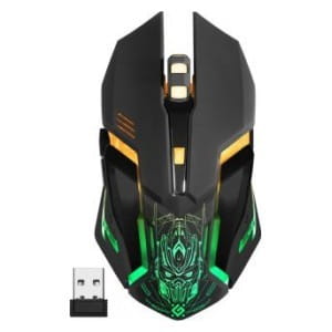 Mysz bezprzewodowa Defender TRIGGER GM-934 optyczna 3200dpi czarna LED AKUMULATOR 6 przycisków Gaming