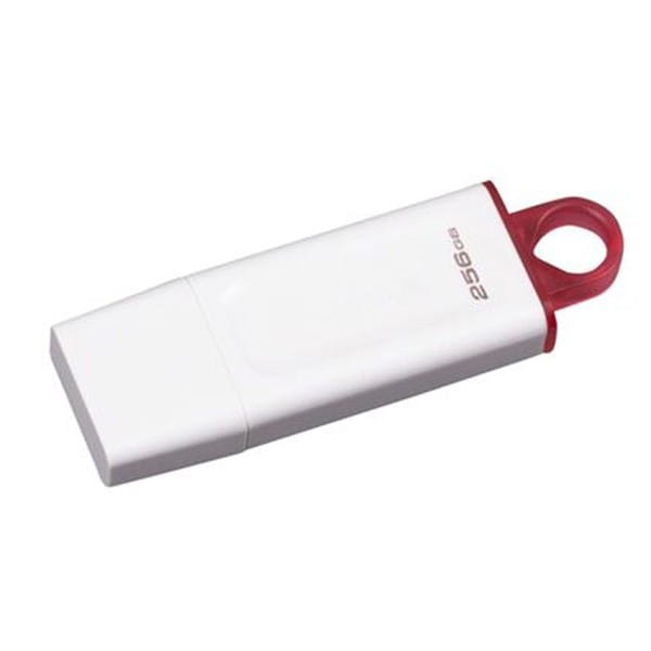Kingston USB flash disk, USB 3.0 (3.2 Gen 1), 256GB, DataTraveler Exodia, białe, KC-U2G256-5R, USB A, z osłoną