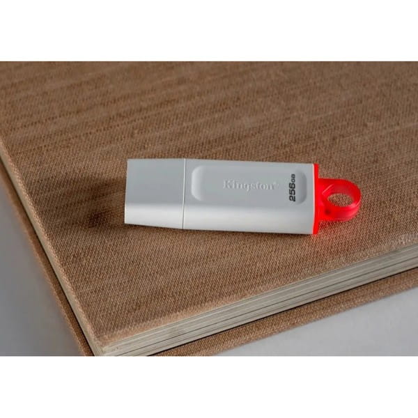Kingston USB flash disk, USB 3.0 (3.2 Gen 1), 256GB, DataTraveler Exodia, białe, KC-U2G256-5R, USB A, z osłoną