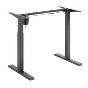 Biurko elektryczne z regulacją wys Ergo Office ER-433, szare, max wys 123cm , 80 kg - bez blatu, do pracy stojąco siedzącej