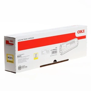 OKI oryginalny toner 45862814, yellow, 10000s
