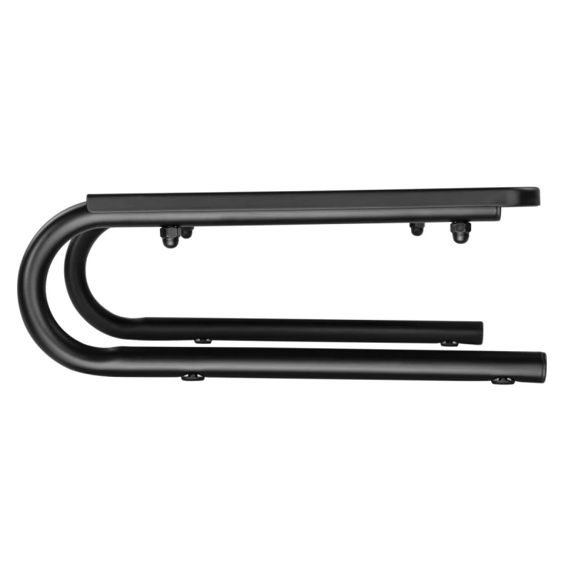 Podstawa pod monitor, miejsce na klawiaturę, czarny, metal/ tworzywo, 20 kg nośność, Powerton, ergo