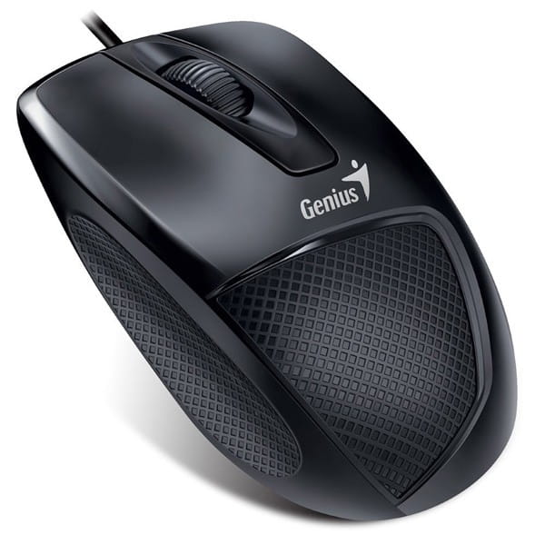 Genius Mysz DX-150X, 1000DPI, optyczna, 3kl., przewodowa USB, czarna