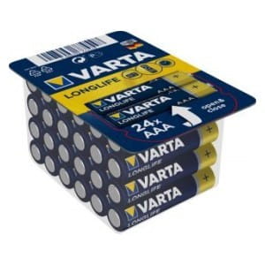 Baterie VARTA Longlife AAA 1.5V 24szt