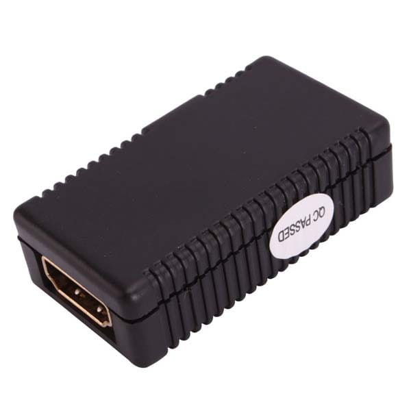 Audio/video Złączka, HDMI STANDARD, HDMI F-HDMI F, 0, czarna, aktywne przedłużenie do 35m