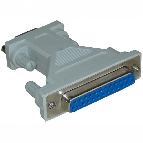 Mysz Redukcja, port szeregowy, 9 pin M-25 pin F, 0, szara, Logo