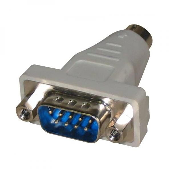 Mysz Redukcja, port szeregowy, PS/2 M-9 pin M, 0, szara, Logo