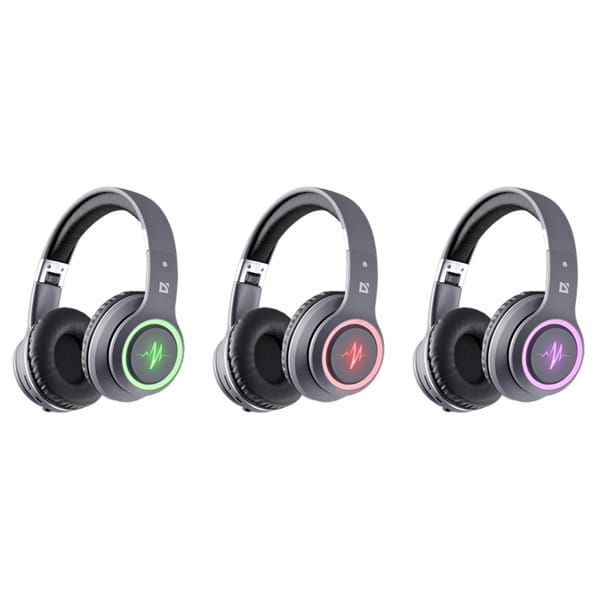 Defender FreeMotion B571, słuchawki z mikrofonem, regulacja głośności, szara, 2.0, 40 mm przetworniki typ micro-USB
