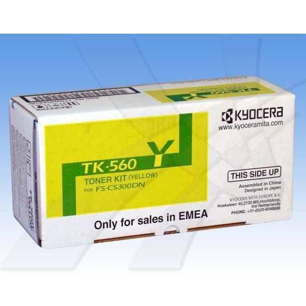 Kyocera oryginalny toner TK560Y, yellow, 10000s, 1T02HNAEU0, Kyocera FS-C 5300DN, O