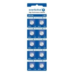 Baterie alkaliczne mini everActive AG13 G13 LR1154 LR44 10 sztuk