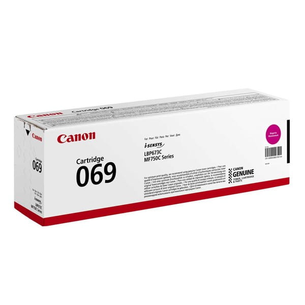 Canon oryginalny toner 069M, magenta, 1900s, 5092C002, Canon MF752Cdw, 754Cdw, LBP673Cdw, O