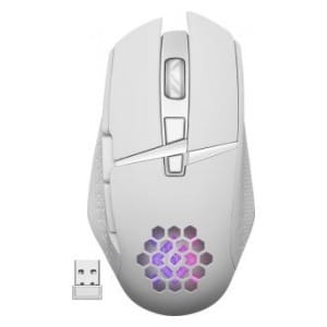 Mysz bezprzewodowa Defender GLORY GM-514 optyczna 3200dpi biała RGB AKUMULATOR 7 przycisków Gaming